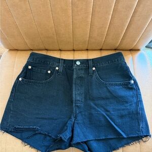 Levi’s Women's Black Denim Shorts